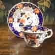 Ridgway Imari pattern 286 cup & saucer, c. 1820-0