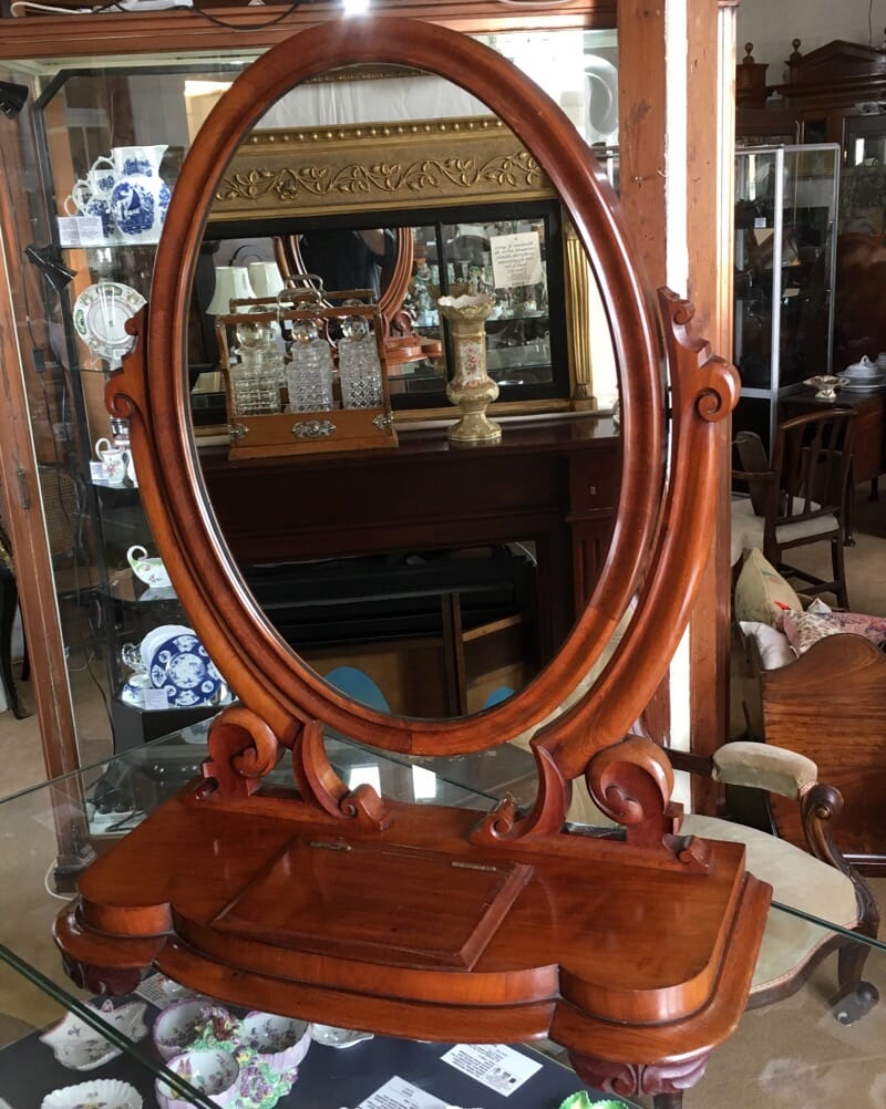 Victorian toilet mirror-0