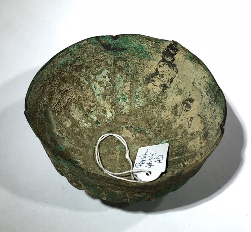Persian bronze cup, 4th-5th century AD. -31390