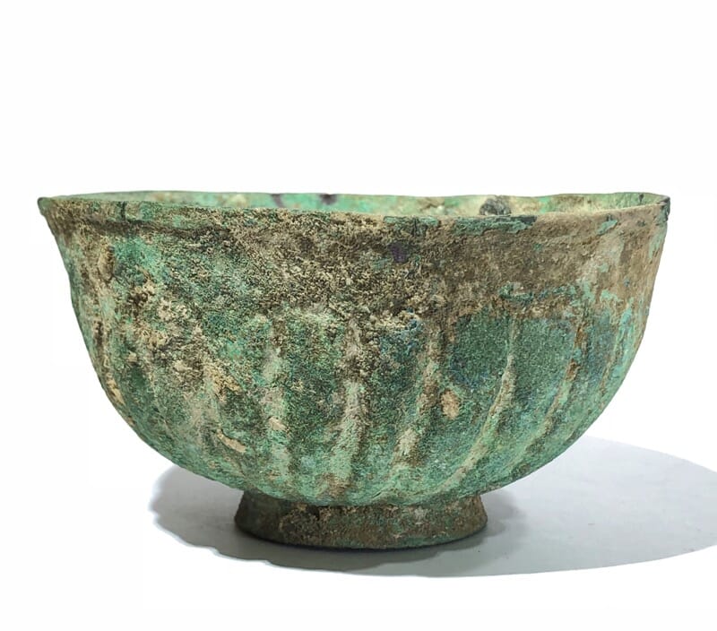 Persian bronze cup, 4th-5th century AD. -31388