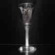 Georgian airtwist wine glass, mixed twist stem, c.1765-0