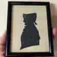 Paper silhouette profile of Jans Kirkland née Chapman, c. 1825 -0