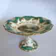 Davenport cake stand with a scene of the country and a river, c.1850-70 -0