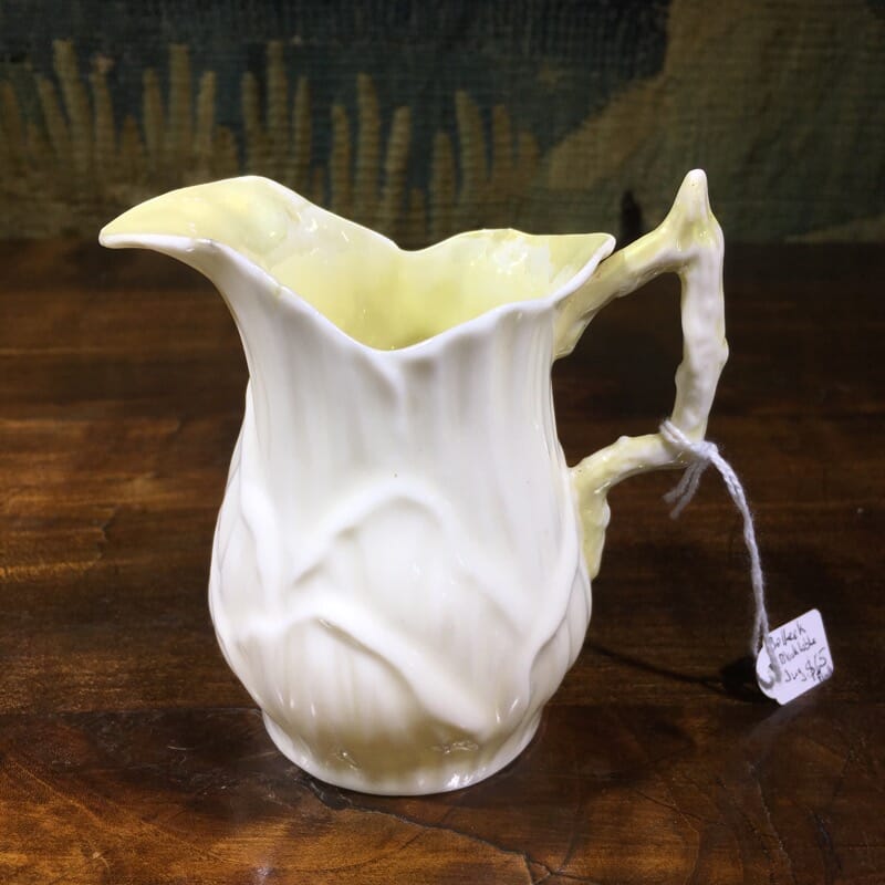 Belleek porcelain jug, black mark 1926-46-0