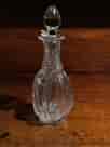 Victorian decanter, spiral fluted with teardrop stopper, c.1890 -0