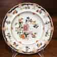 Masons ironstone plate, delicate Chinese Export flowers, c.1820 -0