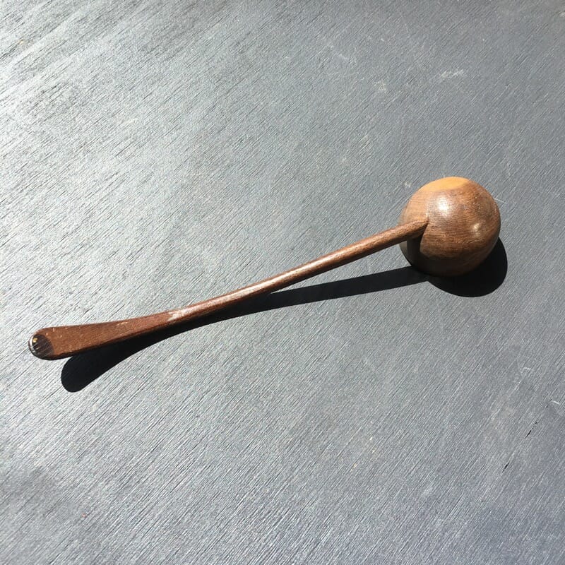 Black Forest carved wooden ladle, late 19thC-0