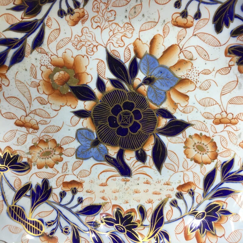 English pottery Imari serving dish, possible Masons, c. 1825-34119