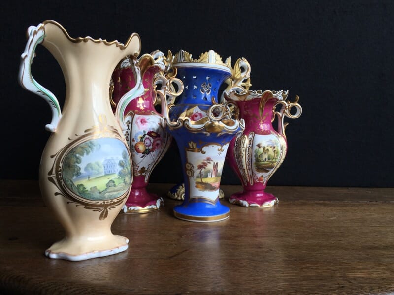 Samuel Alcock vases