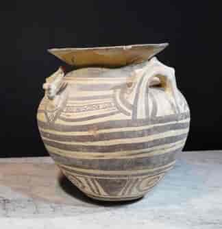 Daunian (North Apulian) Greek geometric pottery vessel 525 BC
