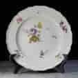 Meissen porcelain plate Deutsch blumen