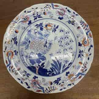 Copeland & Garrett ironstone plate, Imari pattern, c. 1820