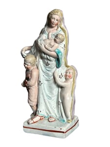 Early Staffordshire Figure Charity Children