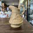 Ridgway saltglaze moulded jug, 'Tam O'Shanter' story, 1835