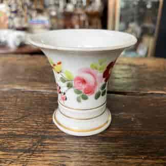 Paris Porcelain spill vase, flowers, c. 1870