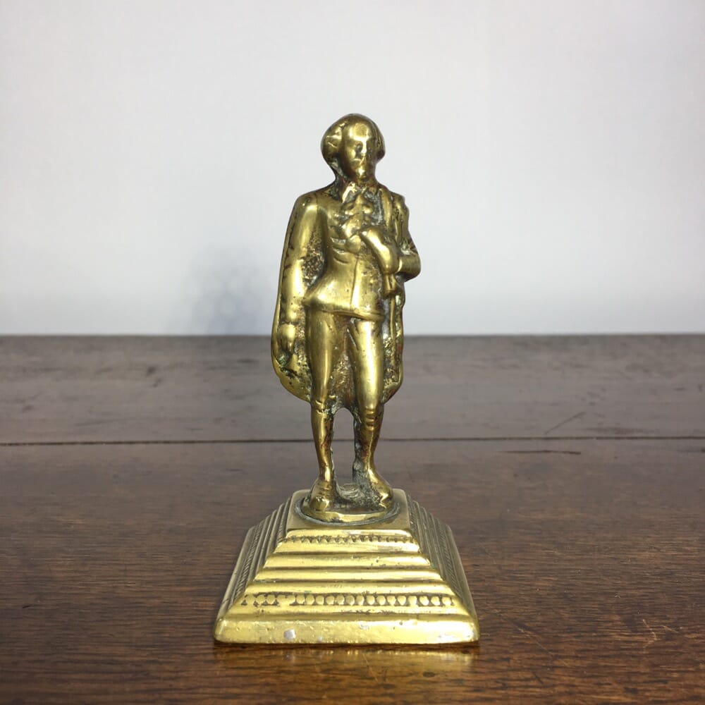 Brass chimney ornament, Shakespeare 19th Century