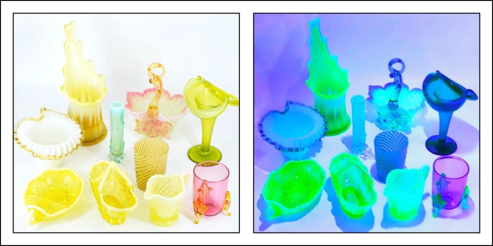 Antique Uranium Glass,