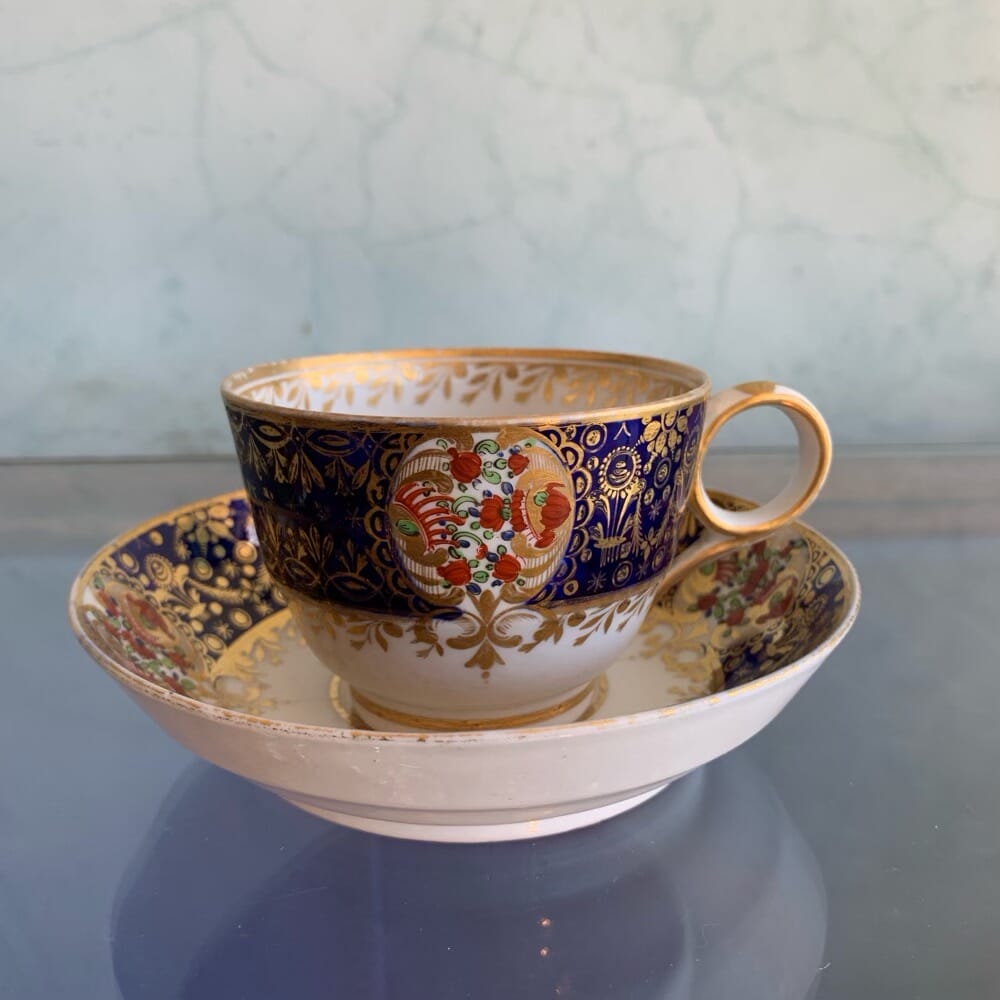 Chamberlain Worcester cup & saucer C. 1810 – Moorabool Antique 