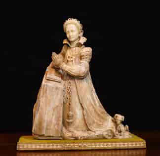 Mary Queen of Scots alabaster statue