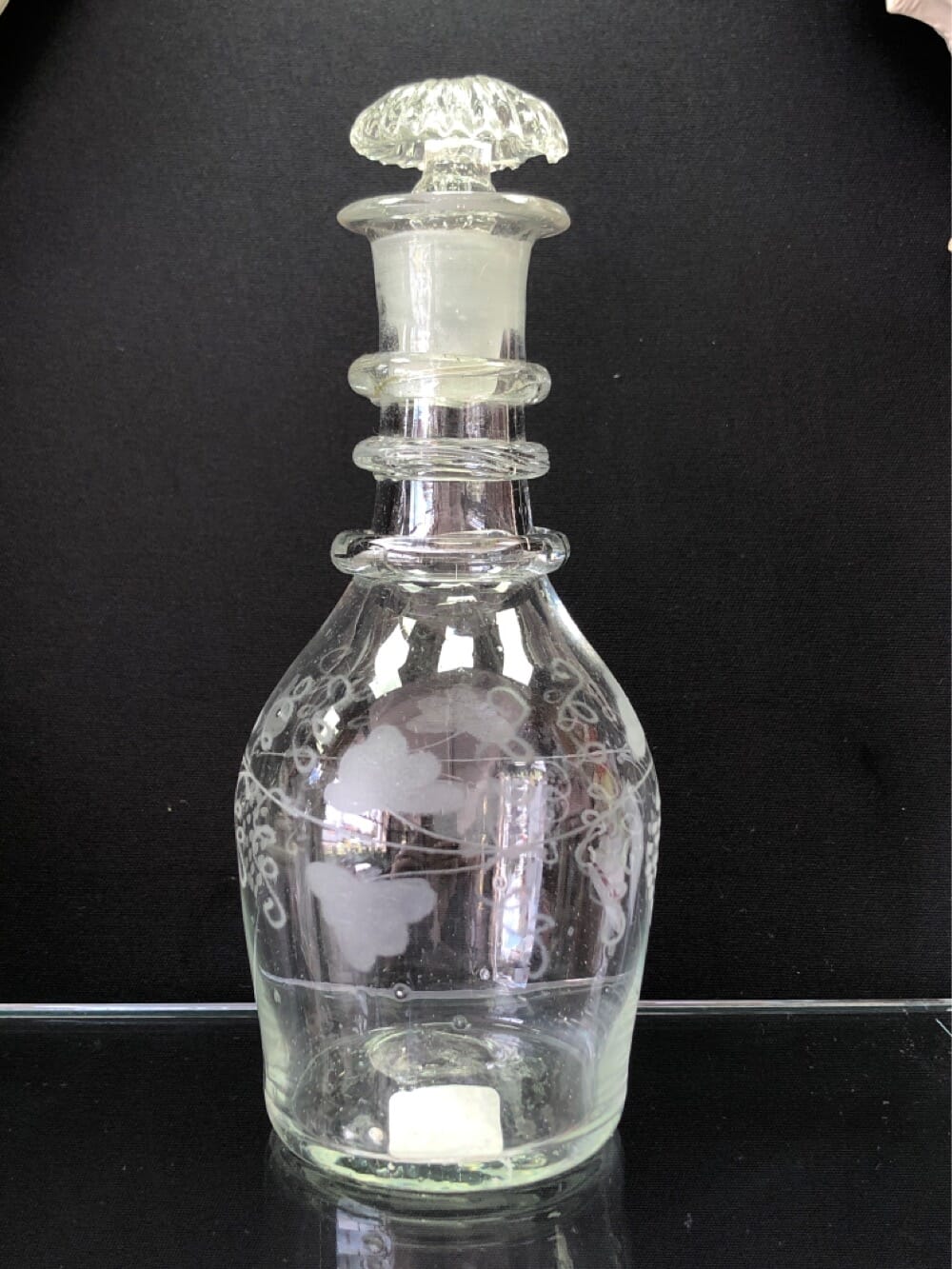 Early Victorian decanter with fruiting vine, c 1840. – Moorabool ...