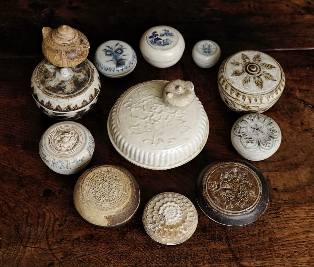 Collection of South East Asian Ceramic Boxes