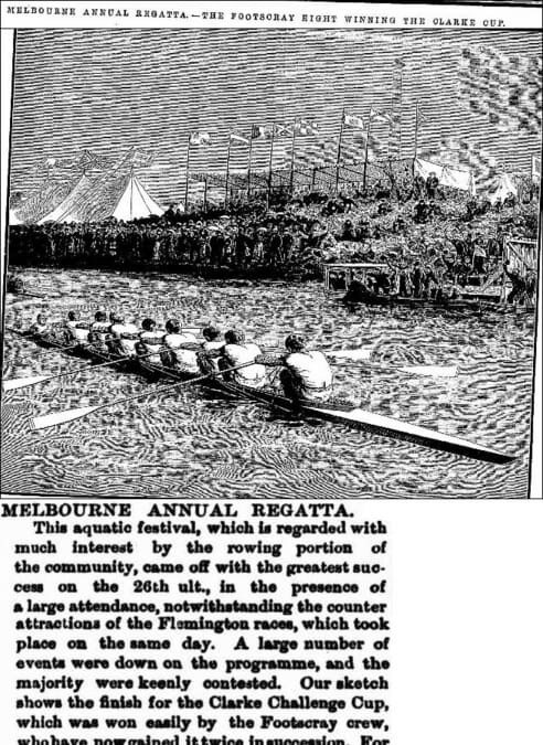 Melbourne Regatta 1881