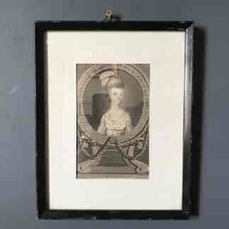 Engraving of Mary Isabella, the Marchioness of Granby, 'Court Beauties No. 9' 1776