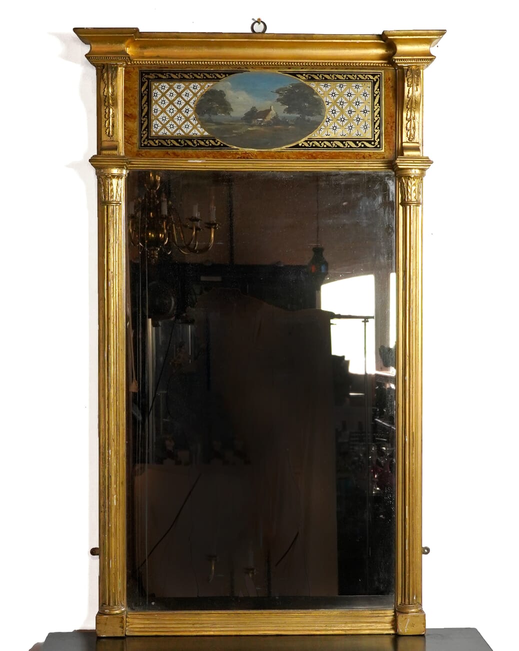 French Tromleau Mirror