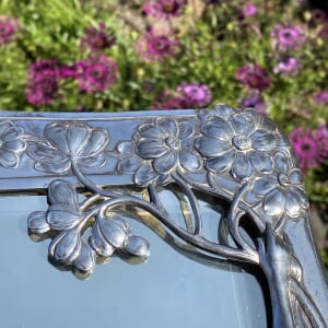 WMF Jugendstil – Art Nouveau table mirror, 'The First Cuckoo', EP