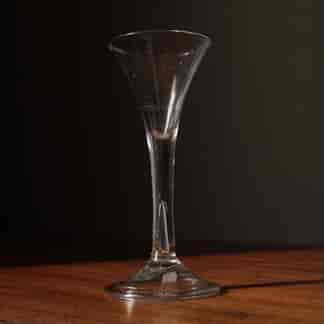 Georgian Wine Glass Bristol Green Rare Cylinder and Basal Knop, English  circa 1815 For Sale at 1stDibs