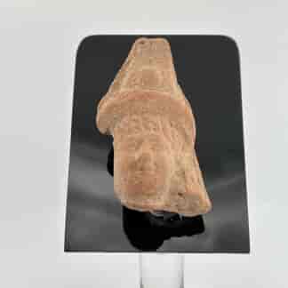 Ancient Romano-Egyptian terracotta fragmentary head of Harpocrates, 1c. BC / AD