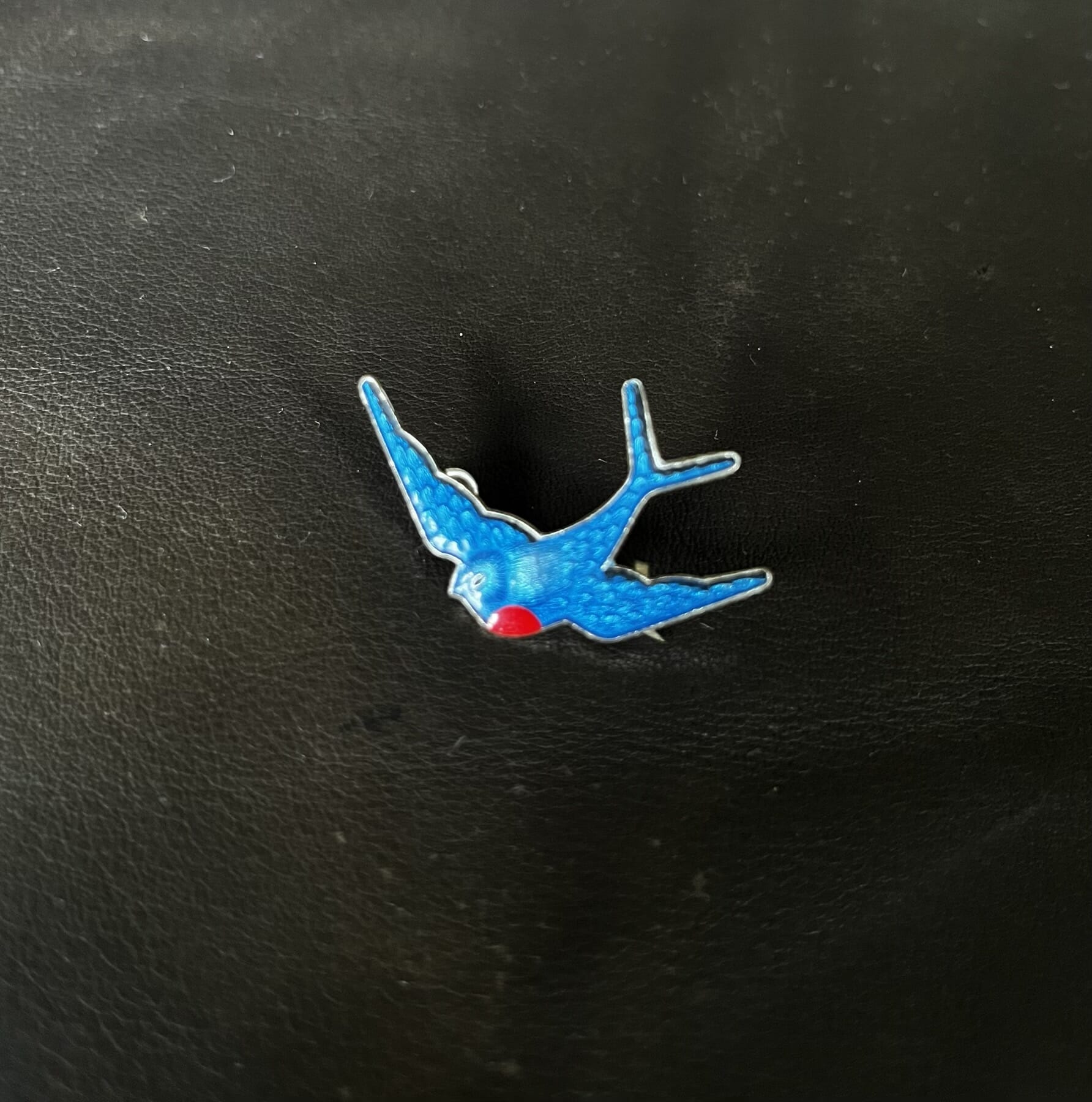 Small 'Bluebird of Happiness' friendship brooch, 1950's