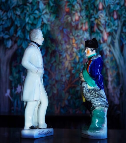 Wellington & Napoleon - Staffordshire Figures