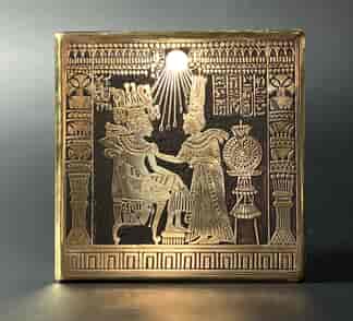 Egyptian Style Brass Box 1920's