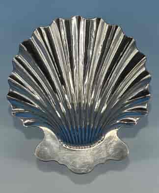 Old Sheffield Plate scallop shape dish, c. 1800