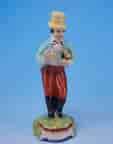 Staffordshire pottery Theatrical figure ‘Paul Pry', c. 1825