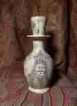 Qajar pottery shah portrait