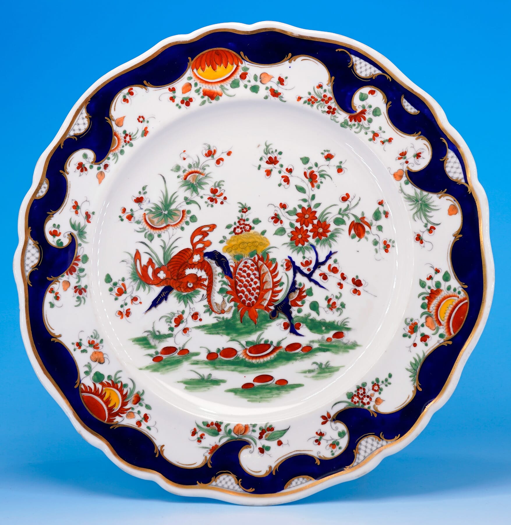 Chamberlain Worcesterプレート(1800年頃) Chamberlain Worcesterプレート(1800年頃) Chamberlain