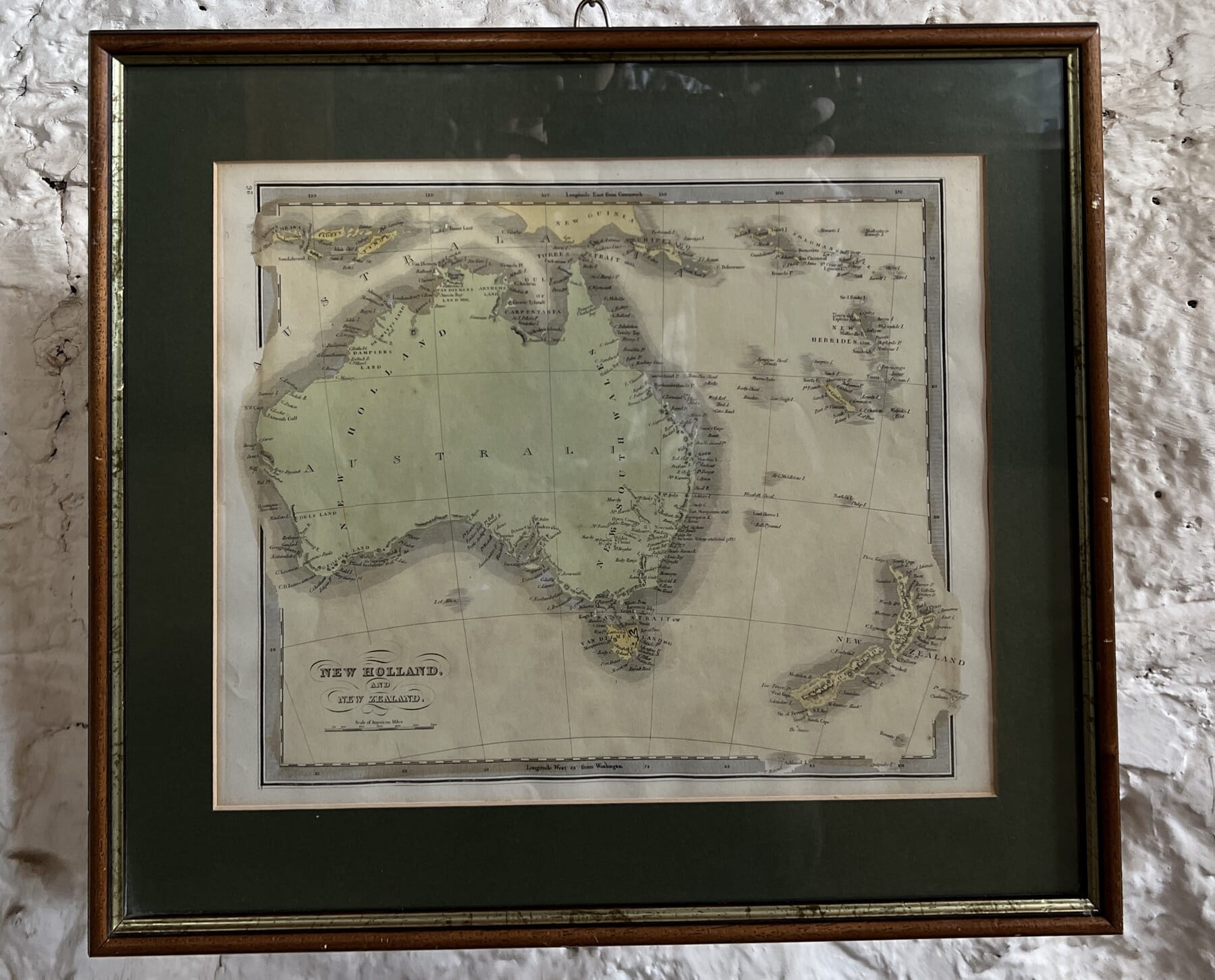 Greenleaf Colonial Map of Australia