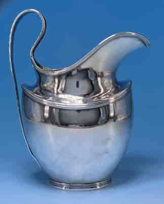 Dutch Silver milk jug, rare .934 grade, Napoleonic period dated 1809