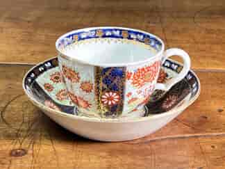 Chamberlains Worcester Rich Japanese cup & saucer C 1795