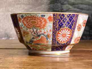 Chamberlains Worcester London shape Slop bowl, 'Rich Japanese' c.1800