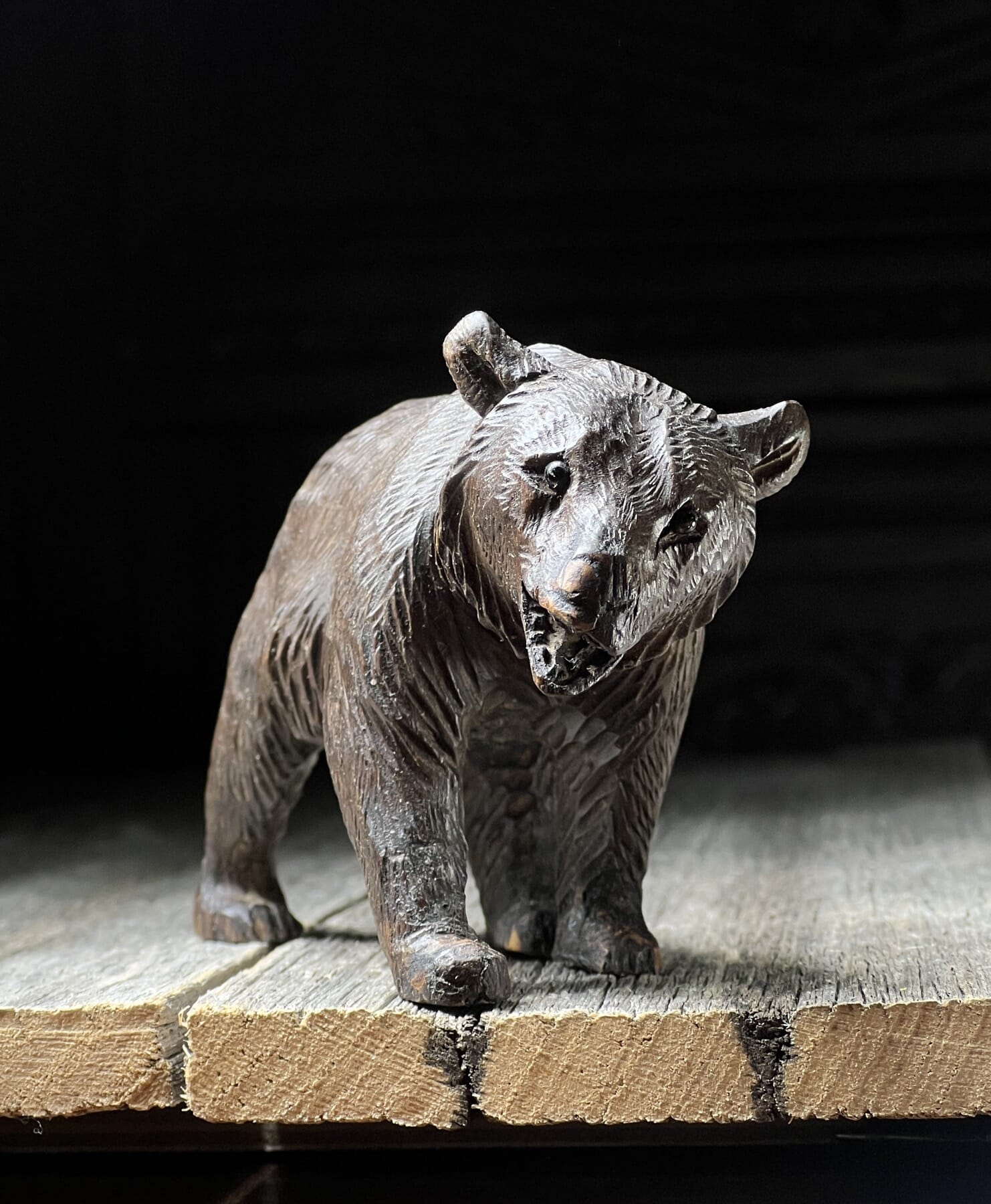 Black Forest Carved Bear