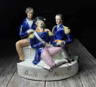 Death of Nelson Staffordshire Figure c.1845