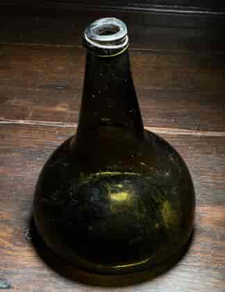 Early Onion-shape wine bottle, Dutch 17th century