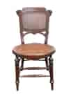 American Walnut 'cannage' chair, c.1885