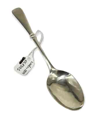 Sterling silver dessert spoon, George Smith III + William Fearn London 1809