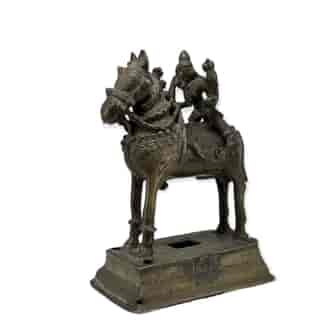 Indian Bronze Khandoba / Shiva, 19th century