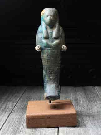 Egyptian Royal Shabti Figure for Queen Henttawy, 19th Dynasty