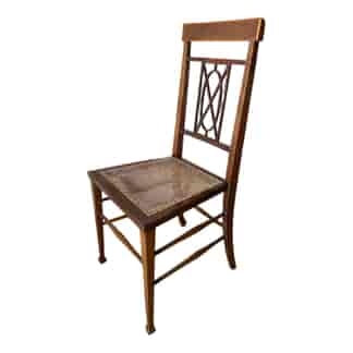 Edwardian chair with cane seat, c.1905